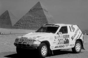 SsangYong Musso Rally Raid Car
